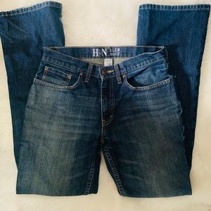 H2010N boot jeans size 30x32 distressed